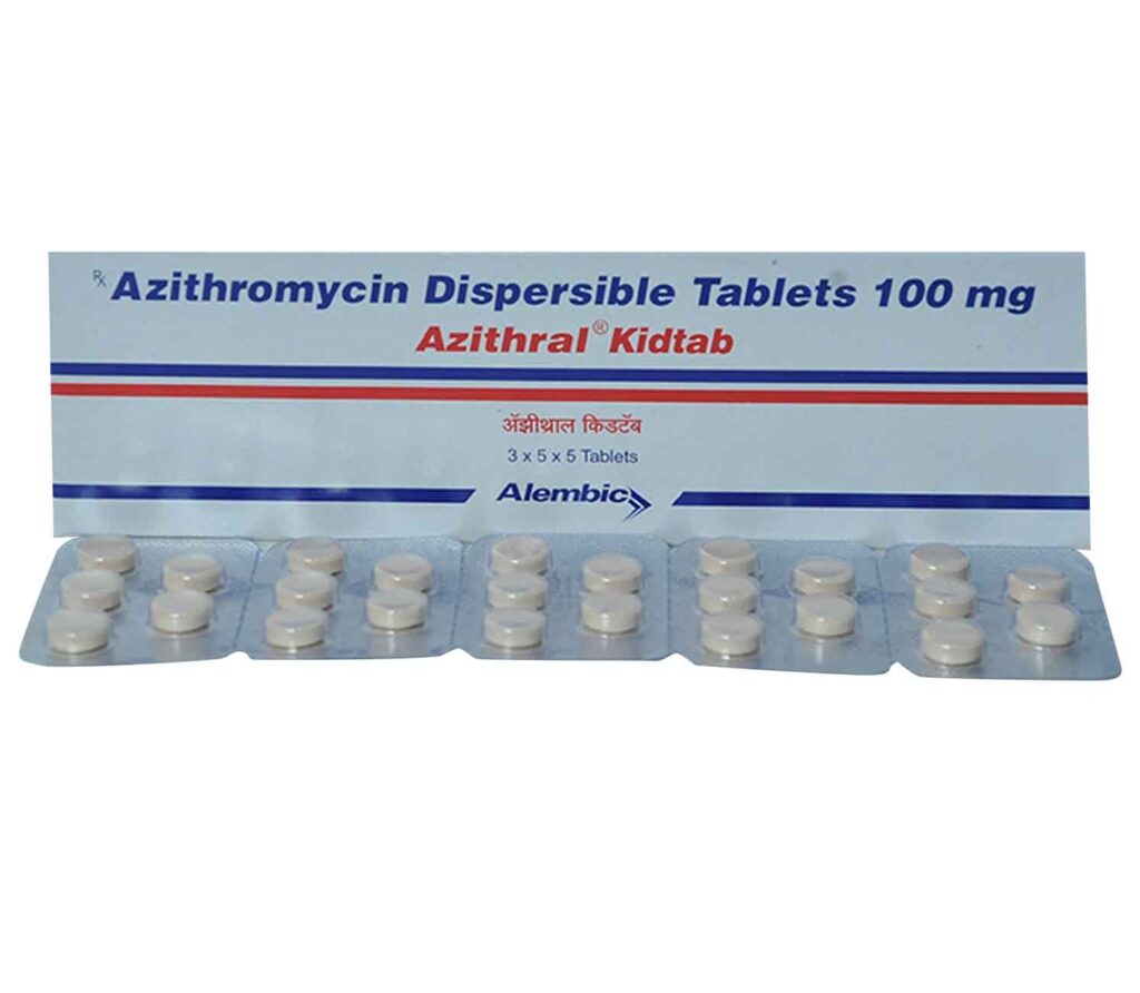 Azithral Kidtab 100mg - The Chemist247